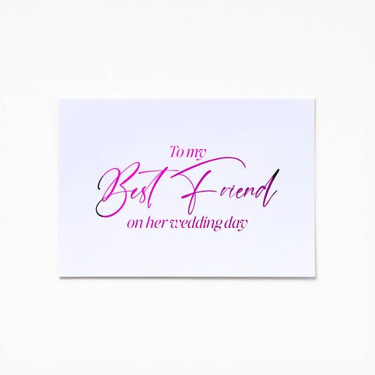 A6 Greeting Card - Will U B MY Bridesmaid