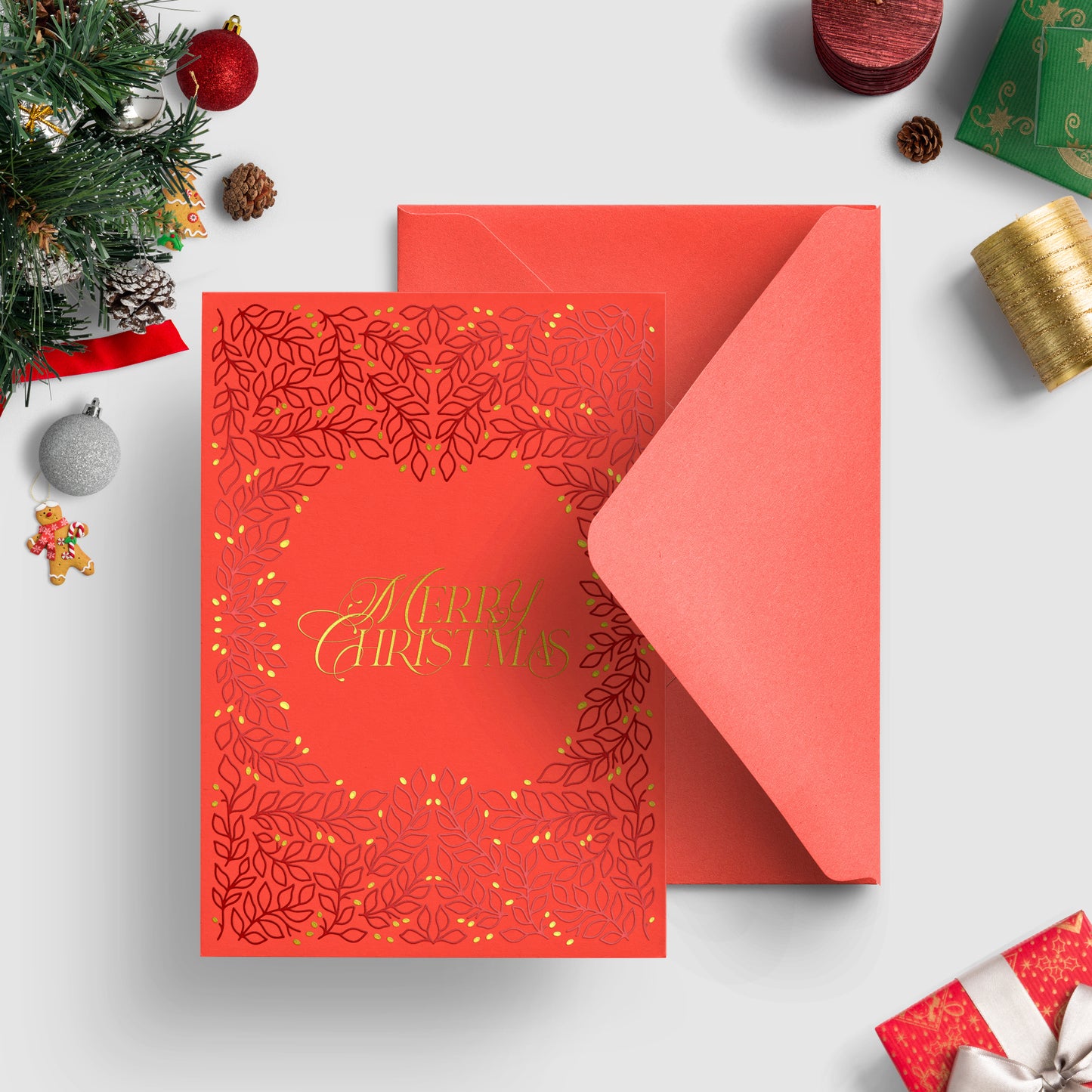 A6 Deluxe Merry Christmas Card + Envelope | 02