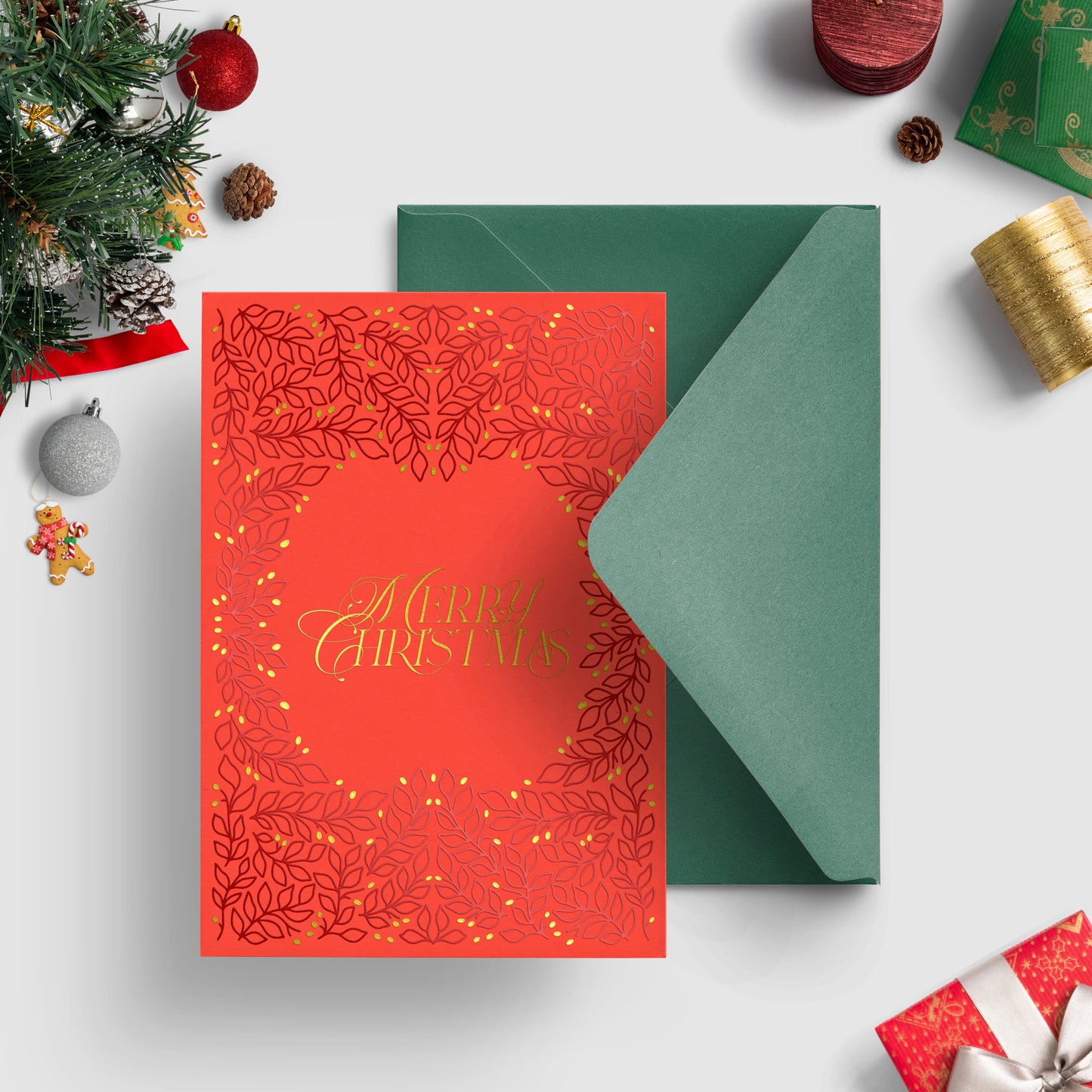 A6 Deluxe Merry Christmas Card + Envelope | 02