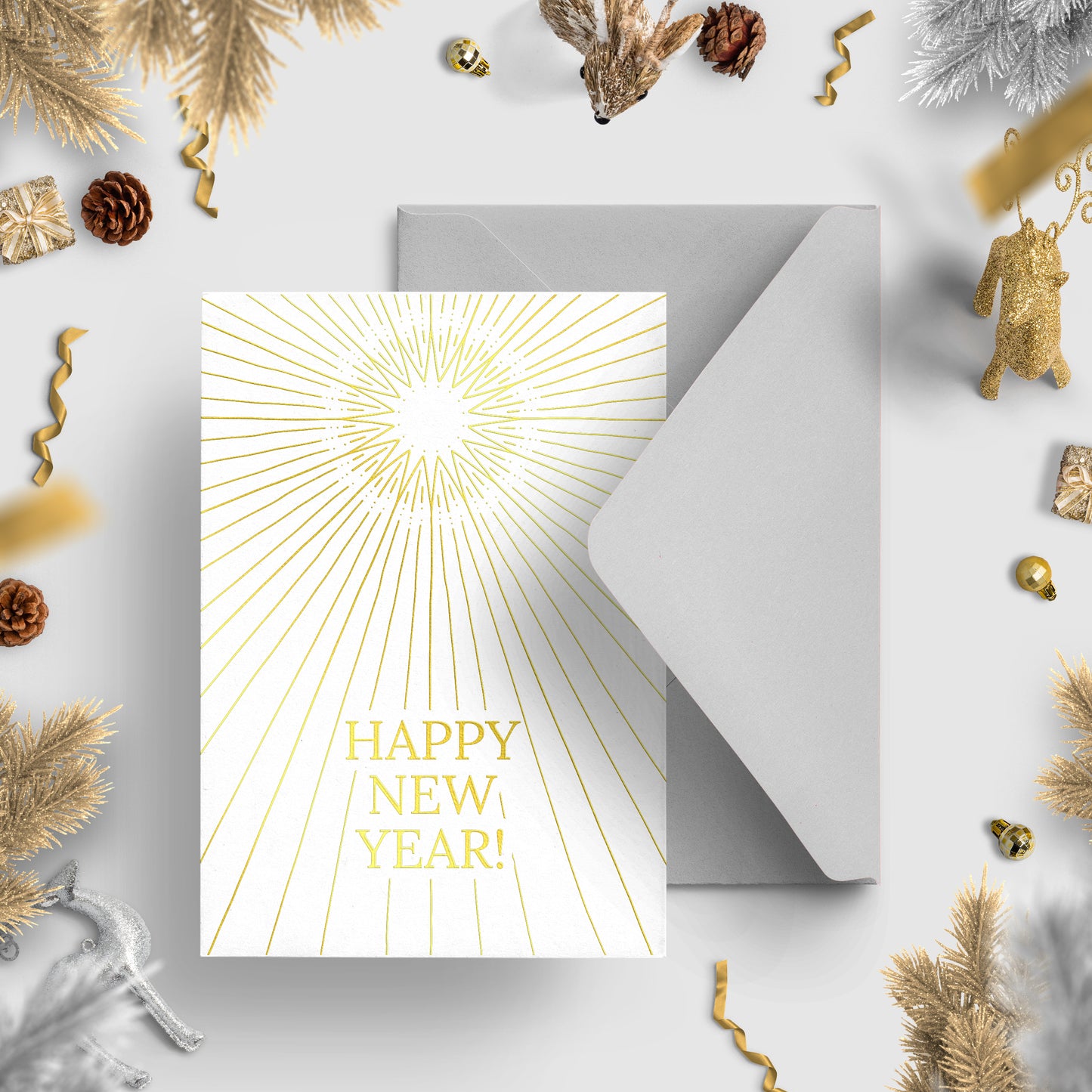 A6 Deluxe New Years Card + Envelope | 02